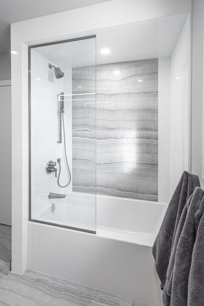Recessed shower lighting by North Star Electric in Winnipeg, Manitoba